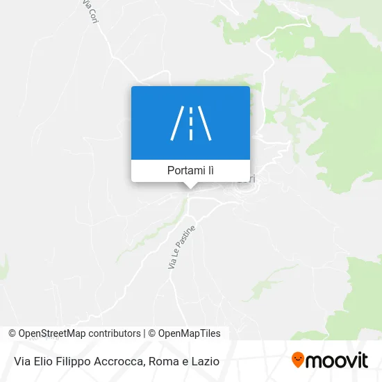 Mappa Via Elio Filippo Accrocca