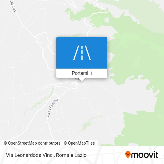 Mappa Via Leonardoda Vinci