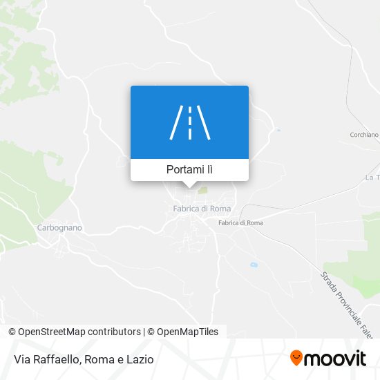 Mappa Via Raffaello