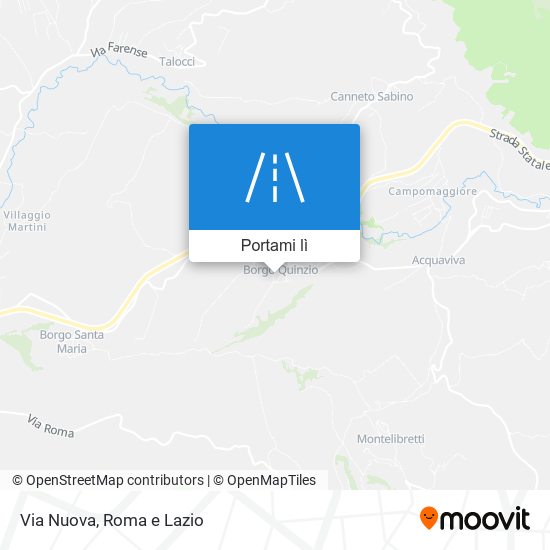 Mappa Via Nuova