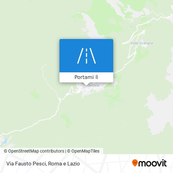 Mappa Via Fausto Pesci
