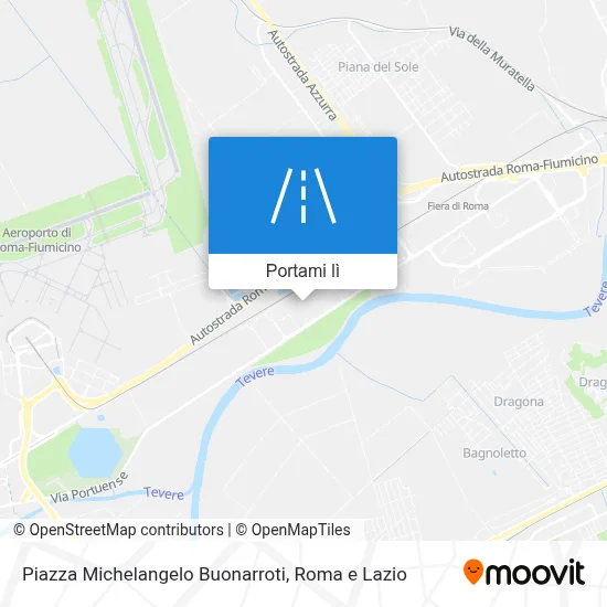 Mappa Piazza Michelangelo Buonarroti