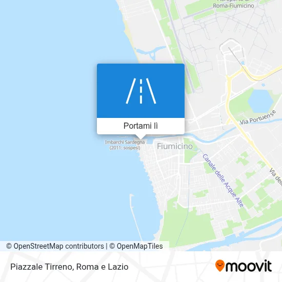 Mappa Piazzale Tirreno
