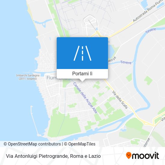 Mappa Via Antonluigi Pietrogrande