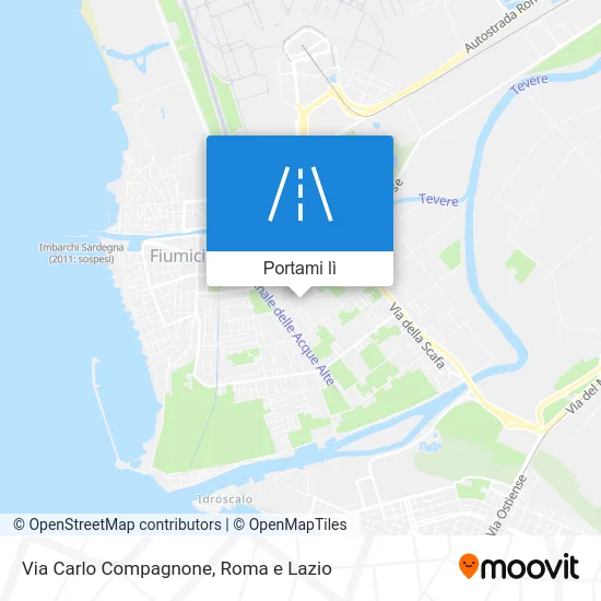 Mappa Via Carlo Compagnone