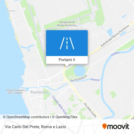 Mappa Via Carlo Del Prete