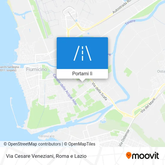 Mappa Via Cesare Veneziani