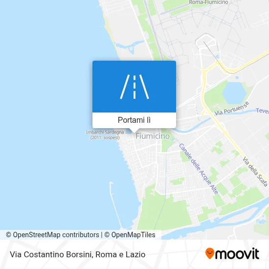 Mappa Via Costantino Borsini