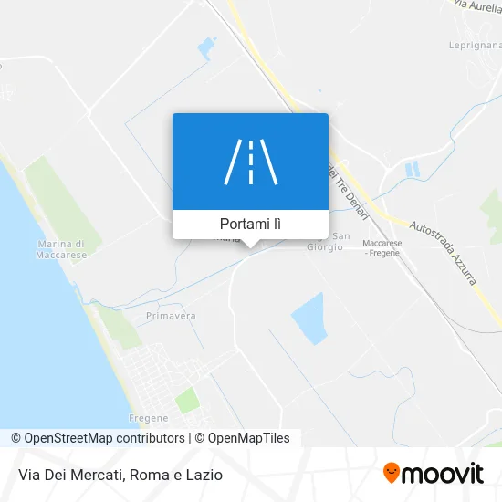 Mappa Via Dei Mercati