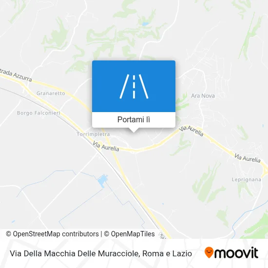 Mappa Via Della Macchia Delle Muracciole