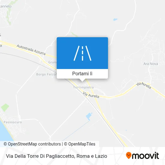 Mappa Via Della Torre Di Pagliaccetto