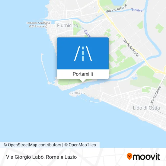 Mappa Via Giorgio Labò