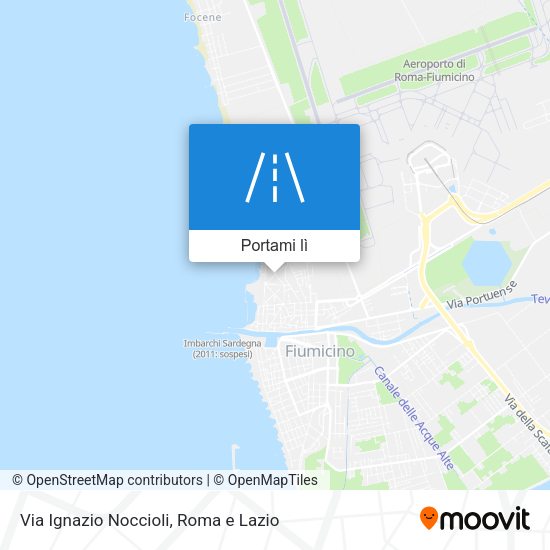 Mappa Via Ignazio Noccioli