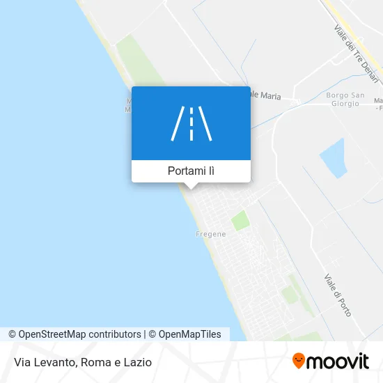 Mappa Via Levanto