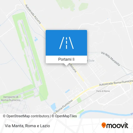 Mappa Via Manta
