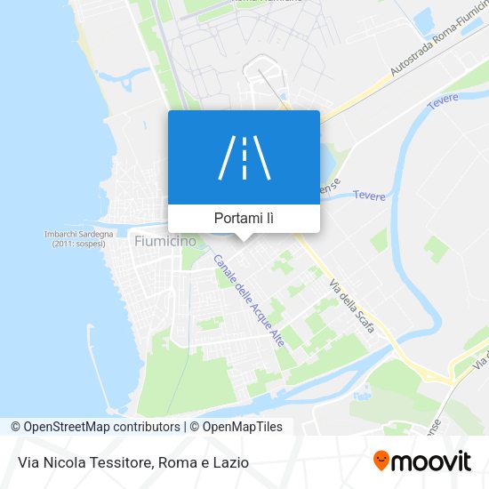 Mappa Via Nicola Tessitore