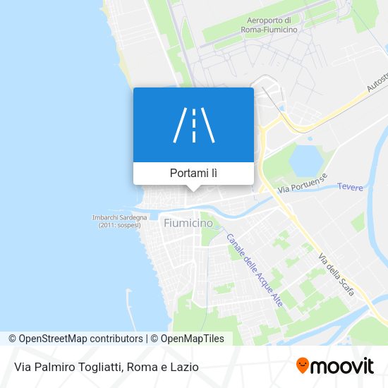 Mappa Via Palmiro Togliatti
