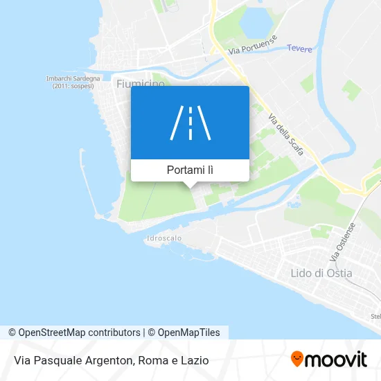 Mappa Via Pasquale Argenton