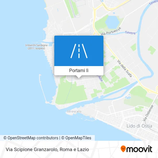 Mappa Via Scipione Granzarolo