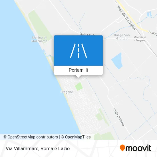 Mappa Via Villammare