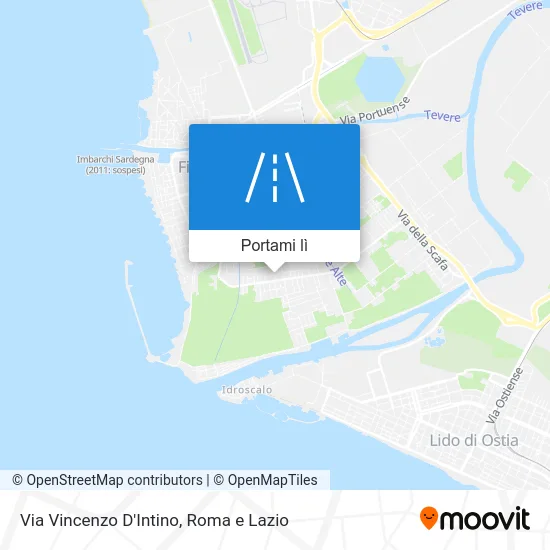 Mappa Via Vincenzo D'Intino