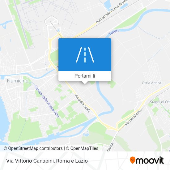 Mappa Via Vittorio Canapini
