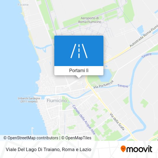 Mappa Viale Del Lago Di Traiano