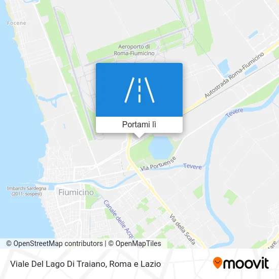 Mappa Viale Del Lago Di Traiano