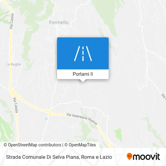 Mappa Strada Comunale Di Selva Piana