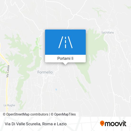 Mappa Via Di Valle Scurelia