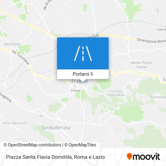 Mappa Piazza Santa Flavia Domitilla