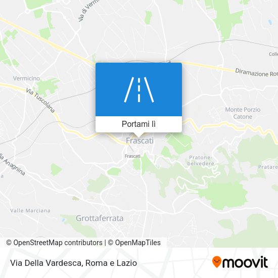 Mappa Via Della Vardesca