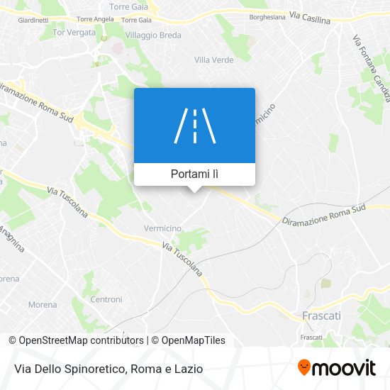 Mappa Via Dello Spinoretico