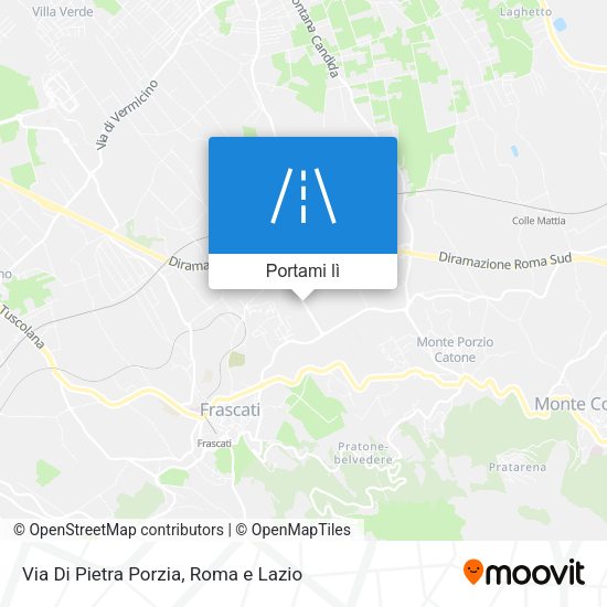 Mappa Via Di Pietra Porzia