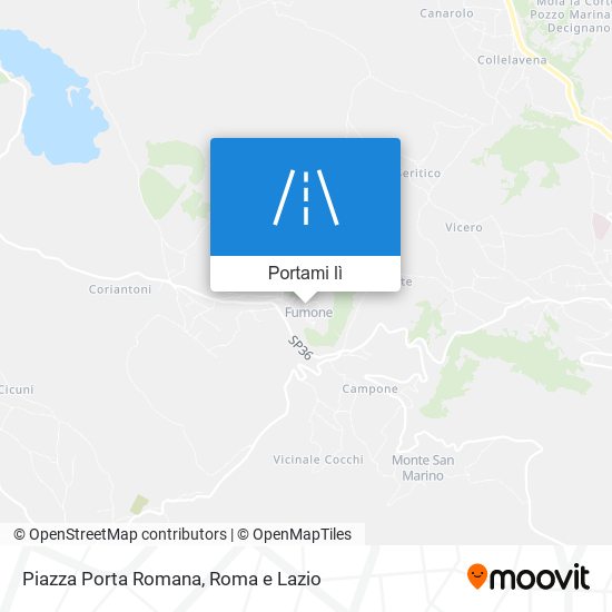 Mappa Piazza Porta Romana