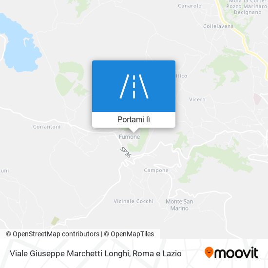 Mappa Viale Giuseppe Marchetti Longhi