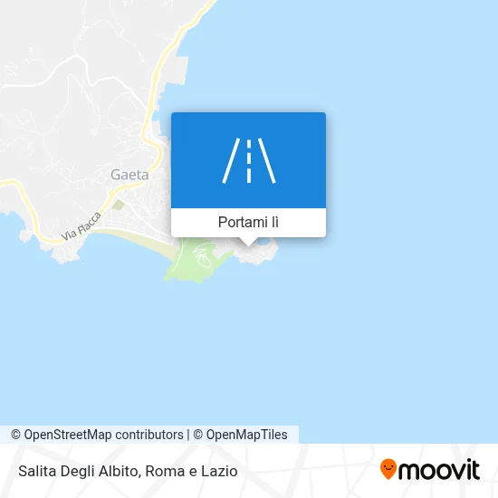 Mappa Salita Degli Albito