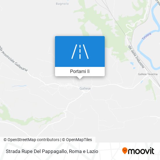 Mappa Strada Rupe Del Pappagallo