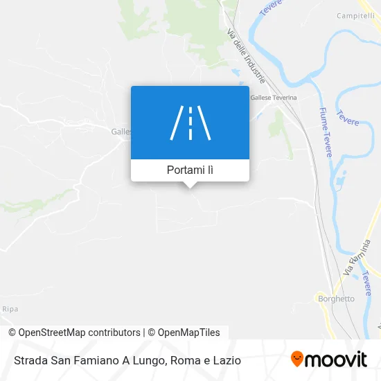 Mappa Strada San Famiano A Lungo