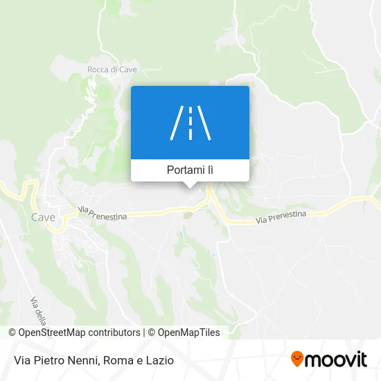 Mappa Via Pietro Nenni