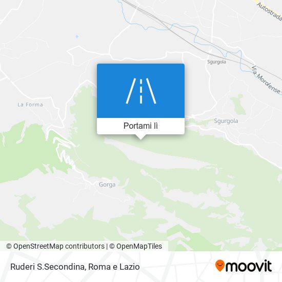 Mappa Ruderi S.Secondina