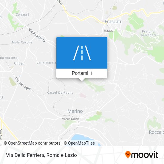 Mappa Via Della Ferriera