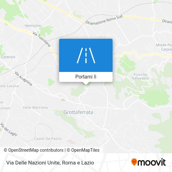 Mappa Via Delle Nazioni Unite