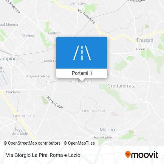 Mappa Via Giorgio La Pira