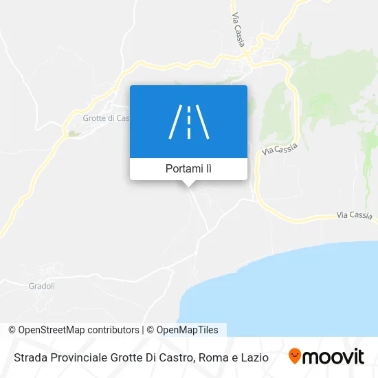 Mappa Strada Provinciale Grotte Di Castro