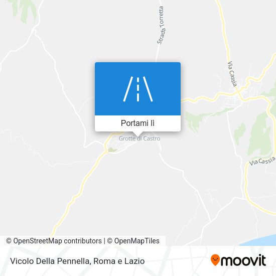 Mappa Vicolo Della Pennella