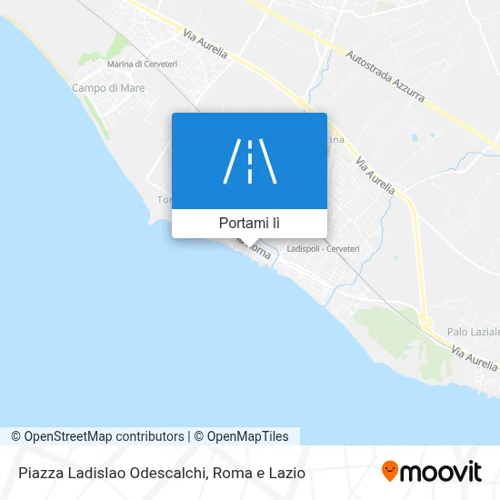 Mappa Piazza Ladislao Odescalchi