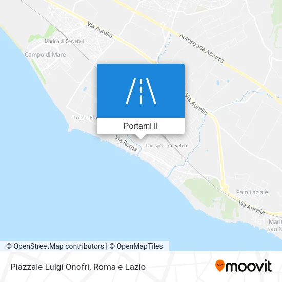 Mappa Piazzale Luigi Onofri