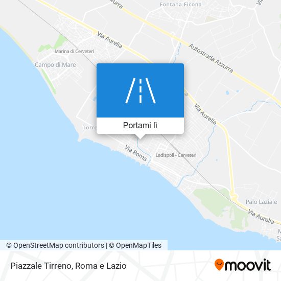 Mappa Piazzale Tirreno