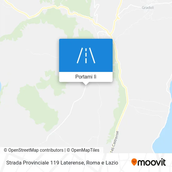 Mappa Strada Provinciale 119 Laterense